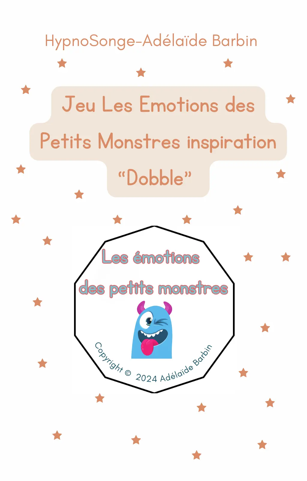 Jeu Les Emotions des Petits Monstres inspiration “Dobble”